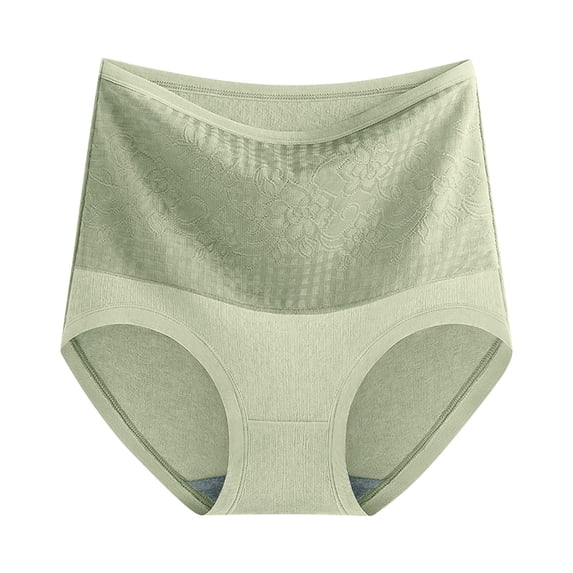 Sngxgn Women's Cotton Breathable Moisture-Wicking Brief(Green,M)