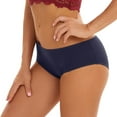 thumbnail image 1 of Sngxgn Women's Cotton High Leg Brief Underwear(Blue,L), 1 of 5