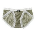 thumbnail image 1 of Sngxgn Women's Cotton Panties, High Waisted Full Coverage Stretch Cool Underwear for Women(Green,XL), 1 of 3