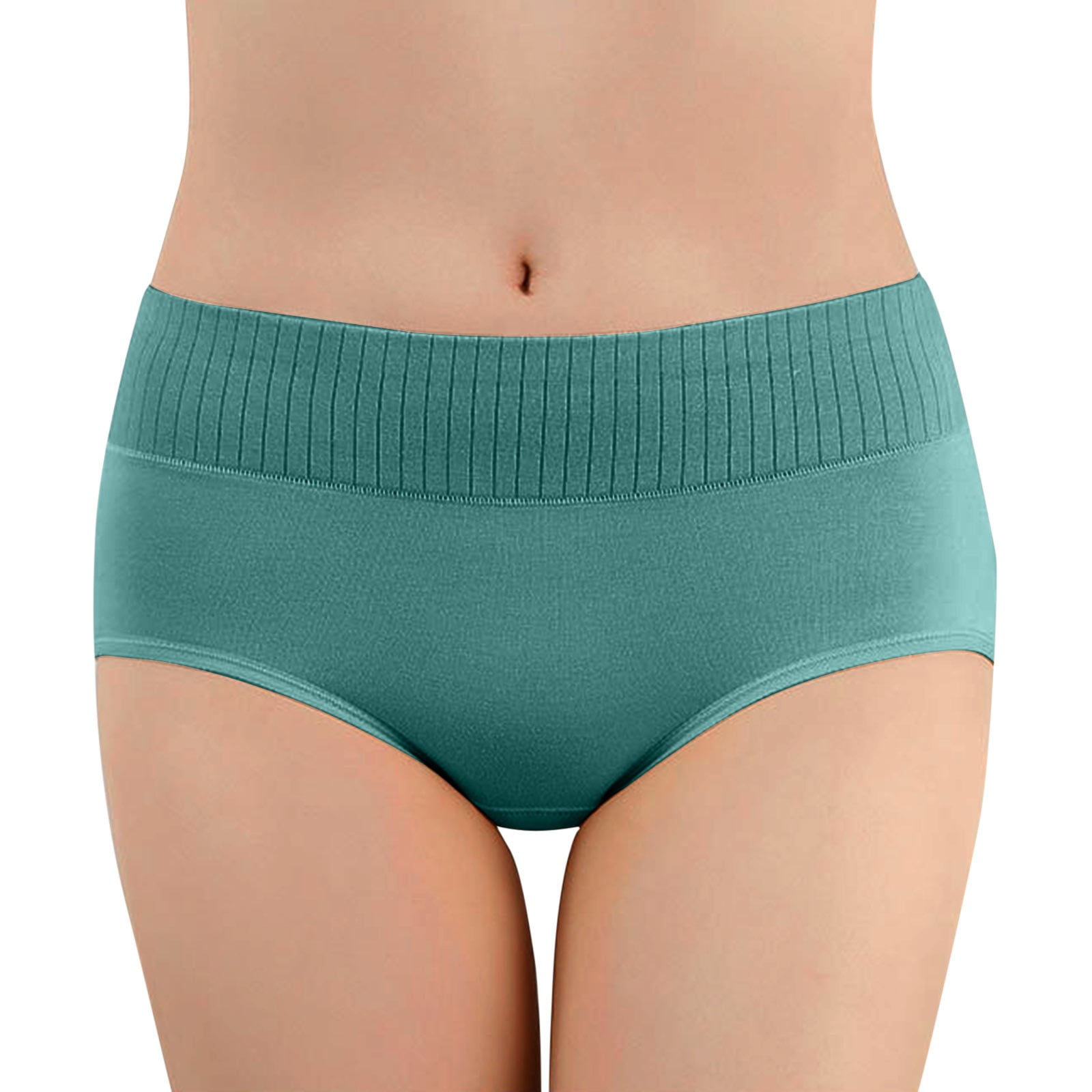 Women's Cotton Stretch Seamless Midi Briefs - 3-Pack, High Waist, Regular Fit, Sizes S-6, Machine Washable 2 thumbnail image