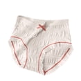 thumbnail image 1 of Sngxgn Women's Cotton Underwear High Waist Stretch Briefs Soft Underpants Ladies Full Coverage Panties(White,One Size), 1 of 5