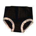 thumbnail image 1 of Sngxgn Women's Cotton Underwear Underwear Lace Panties(Black,One Size), 1 of 3