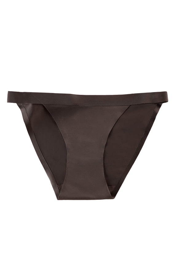 Women's Cotton for Comfort Brief Panties, Seamless Stretch Brief Underwear(Brown,XL)