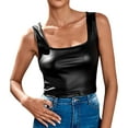 thumbnail image 1 of Sngxgn Women's Lace Camisole Spaghetti Strap Lace Crop Tops Lace Tank Tops for Women(Black,M), 1 of 8