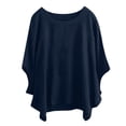thumbnail image 1 of Sngxgn Women's Fit Stretch Short-Sleeve Crew Neck T-Shirt(Blue,XL), 1 of 6
