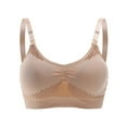 thumbnail image 1 of Sngxgn Women's Fit T-shirt Bra, Lightly-lined Underwire Bra(Beige,L), 1 of 8