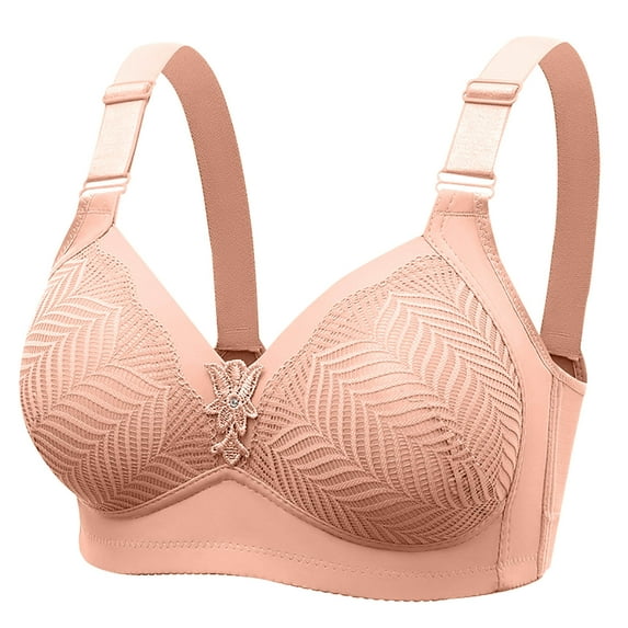 Sngxgn Women's Fit T-shirt Bra, Lightly-lined Underwire Bra(Dark Gray,46/105)