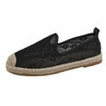 thumbnail image 1 of Sngxgn Women's Flat Shoes Comfortable Casual Ballet Single Shoes(Black,38), 1 of 6