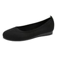 thumbnail image 1 of Sngxgn Women's Flat Shoes Comfortable Casual Ballet Single Shoes(Black,41), 1 of 8