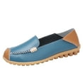 thumbnail image 1 of Sngxgn Women's Flat Shoes Comfortable Casual Ballet Single Shoes(Light Blue,38), 1 of 7