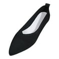 thumbnail image 1 of Sngxgn Women’s Ballet Flat Shoes Dress Shoes Slip On Walking Flats Shoes for Woman Comfort Soft(Black,37), 1 of 7