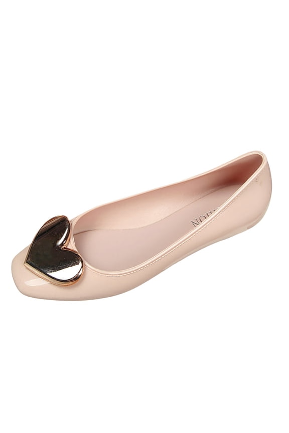 Women's Flat Shoes Soft Sole Comfort Ballet Flats Casual Walking Shoes Flats Single Shoes(Beige,40)