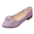 thumbnail image 1 of Sngxgn Women's Flat Shoes Soft Sole Comfort Ballet Flats Casual Walking Shoes Flats Single Shoes(Purple,36), 1 of 6