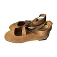 thumbnail image 1 of Sngxgn Women's Flats Comfort Ballet Flats Shoes Casual Slip On Shoes(Khaki,37), 1 of 8