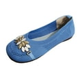 thumbnail image 1 of Sngxgn Women's Flats Shoes Ballet Flats Comfortable Flats Dressy(Blue,41), 1 of 8