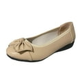 thumbnail image 1 of Sngxgn Women's Flats Shoes Ballet Flats Comfortable Flats Dressy(Khaki,37), 1 of 6