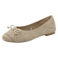 thumbnail image 1 of Sngxgn Women's Flats Shoes Ballet Flats Dress Shoes Comfortable Slip on Shoes for Women(Beige,37), 1 of 8