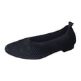 thumbnail image 1 of Sngxgn Women’s Flats Shoes Comfortable Slip On Casual Ballet Flats Dress Shoes Flats(Black,38), 1 of 8