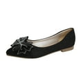 thumbnail image 1 of Sngxgn Women’s Flats Shoes Ballet Flats Dressy Comfortable(Black,40), 1 of 7