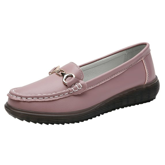 Sngxgn Women’s Flats Shoes Ballet Flats Dressy Comfortable(Pink,40)