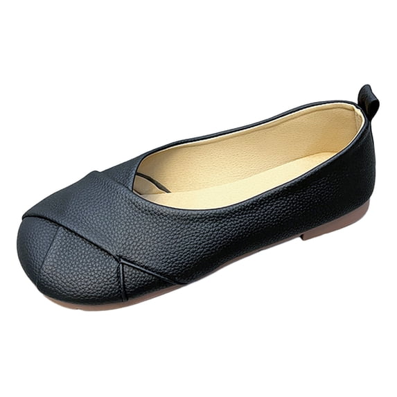 Sngxgn Women's Flats Shoes Dress Shoes for Women Flats Shoes Comfortable Flats Shoes(Black,40)