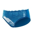 thumbnail image 1 of Sngxgn Women’s Flattering Lace Panties, Lightweight & Silky with Superior Stretch(Blue,XL), 1 of 5