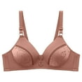 thumbnail image 1 of Sngxgn Women's Full Coverage Bra Smooth Underwire Bra(Coffee,36), 1 of 3
