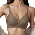 thumbnail image 1 of Sngxgn Women's Full Coverage Bra Smooth Underwire Bra(Coffee,XL), 1 of 4