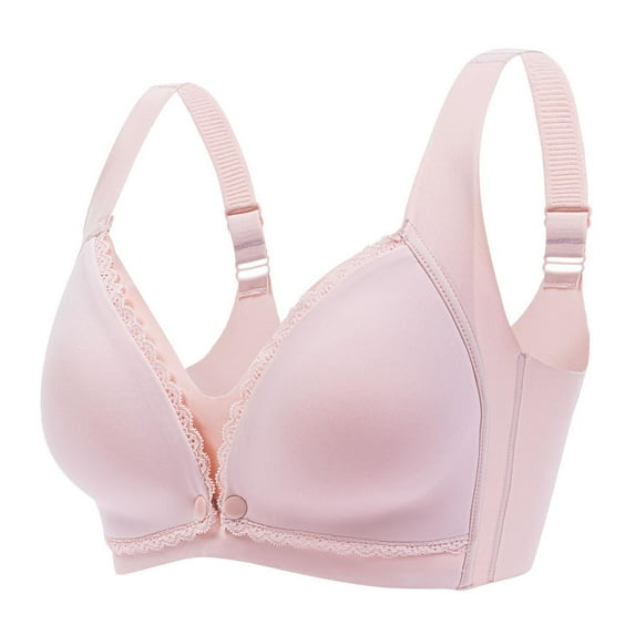 Sngxgn Women's Full Coverage Bra Smooth Underwire Bra(Pink,42/95)