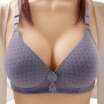 thumbnail image 1 of Sngxgn Women's Full Figure Beauty Back Smoothing Bra(Purple,40), 1 of 3