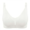 thumbnail image 1 of Sngxgn Women's Full Figure Beauty Back Smoothing Bra(White,L), 1 of 5