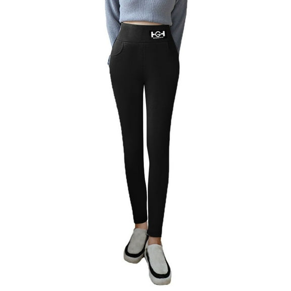 Sngxgn Women's High Waist Comfy Leggings Tights Stretchy Pants(Black,XXL)
