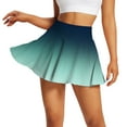 thumbnail image 1 of Sngxgn Women's High Waist Mini A-Line Short Skirt(Green,S), 1 of 7