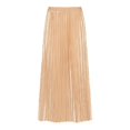thumbnail image 1 of Sngxgn Women's High Waisted A-Line Wrap Skirt Mini Skirt(Beige,One Size), 1 of 2
