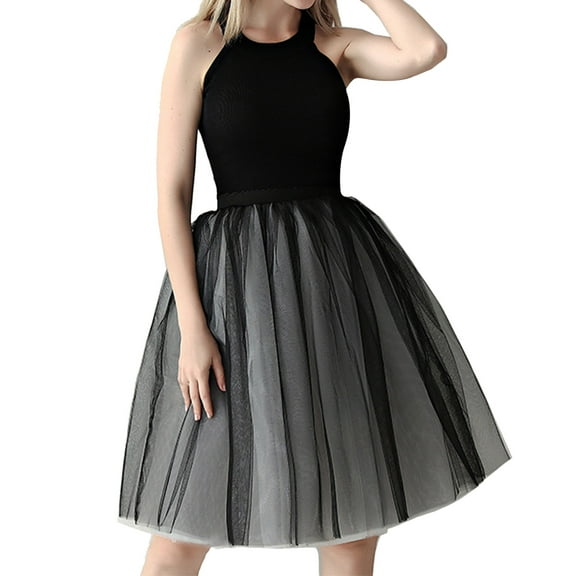 Sngxgn Women's High Waisted Skirts Tummy Control Pleated Skorts Skirts for Women Shorts(Grey,One Size)