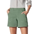 thumbnail image 1 of Sngxgn Women's High Waisted Stretchy Casual Shorts Casual Shorts(Green,M), 1 of 7