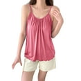 thumbnail image 1 of Sngxgn Women's Knit Cotton Rib Tank Pack, Soft Ribbed Tank Tops(Hot Pink,M), 1 of 4