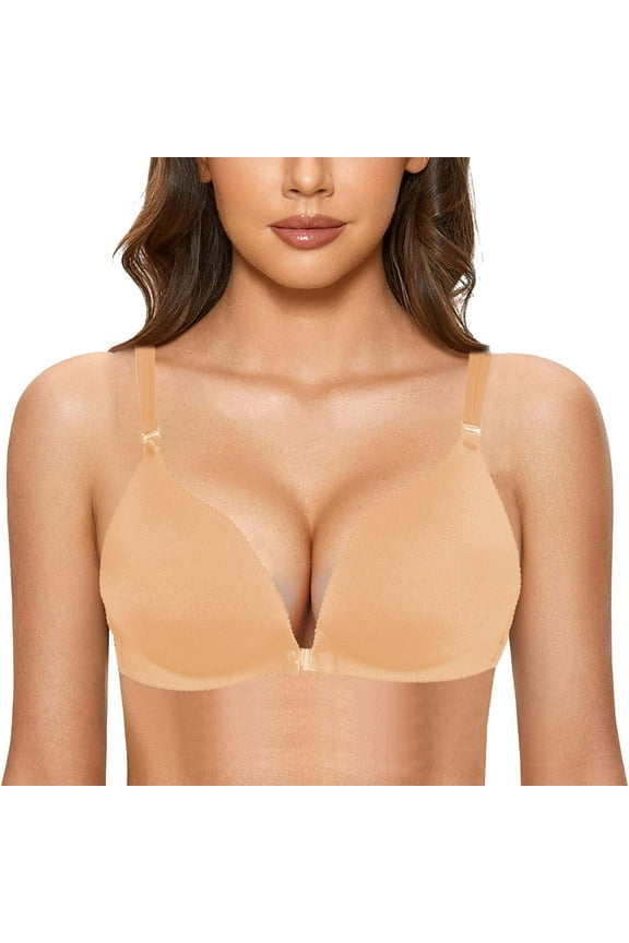 Women's Lace Bra Full Figure Zoned-In S upport Bra(A,XL)