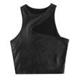 thumbnail image 1 of Sngxgn Women's Lace Camisole Spaghetti Strap Lace Crop Tops Lace Tank Tops for Women(Black,L), 1 of 8