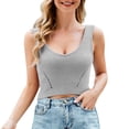 thumbnail image 1 of Sngxgn Women's Lace Tank Top Camisoles V Neck Spaghetti Strap Tops(Grey,M), 1 of 8