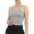 thumbnail image 1 of Sngxgn Women's Lace Tank Tops V Neck Camisole Soft Spaghetti Strap Cami Tops Loose Pajama Tops(Grey,S), 1 of 6
