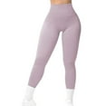 thumbnail image 1 of Sngxgn Women's Leggings High Waisted Pants for Women Black Stretchy Tights(Pink,M), 1 of 8