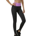 thumbnail image 1 of Sngxgn Women's Leggings Pants Stretch High Waisted Tights for Women(Purple,L), 1 of 3