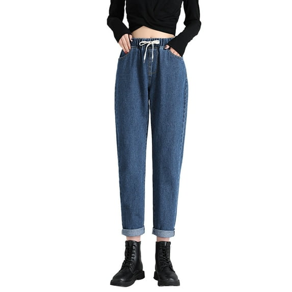 Sngxgn Women's Lifting Jeans for Women Trendy Tummy Control Jeans Stretch Boot Cut Jeans Denim Pants(A,XL)