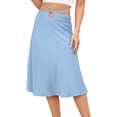 thumbnail image 1 of Sngxgn Women's Low Waist Bodycon Mini Skirt(Blue,S), 1 of 9