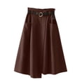 thumbnail image 1 of Sngxgn Women's Low Waist Bodycon Mini Skirt(Coffee,A), 1 of 5