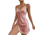 thumbnail image 1 of Sngxgn Women's Nightshirt Soft Nightgowns for Women Short Sleeve Sleep Dress Sleepwear(Pink,M), 1 of 4