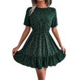 thumbnail image 1 of Sngxgn Women's Pencil Dress Office Work Dresses Party(Green,XL), 1 of 9