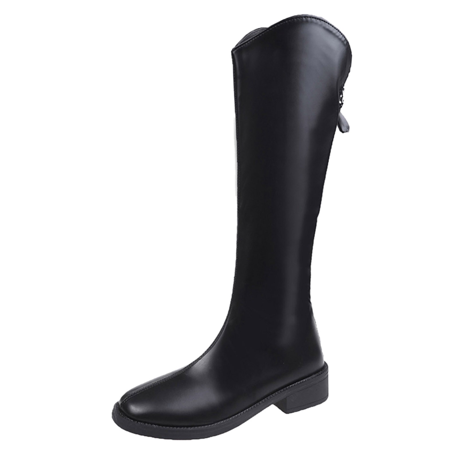 Sngxgn Women's Platform Knee High Boots Fashion Suede GoGo Boots Tall