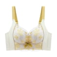 thumbnail image 1 of Sngxgn Women's Push up Bra Underwire Tshirt Padded Lace(White,36/80AB), 1 of 2
